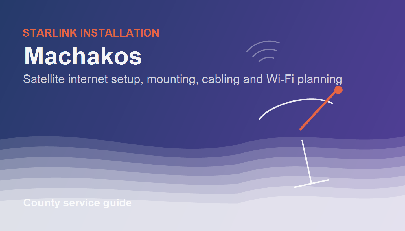 Starlink accessories for Homa Bay
