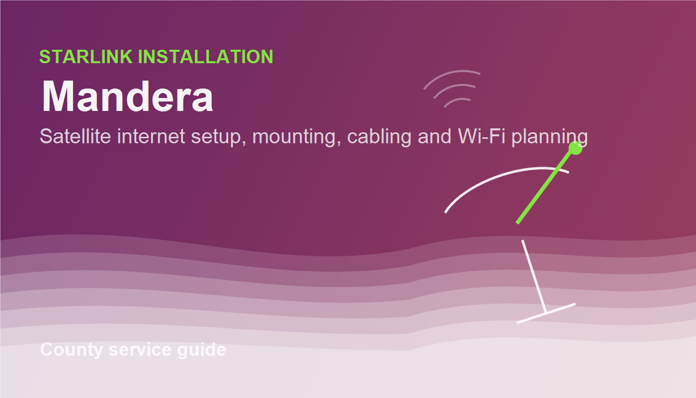 Starlink dish mounting in Homa Bay