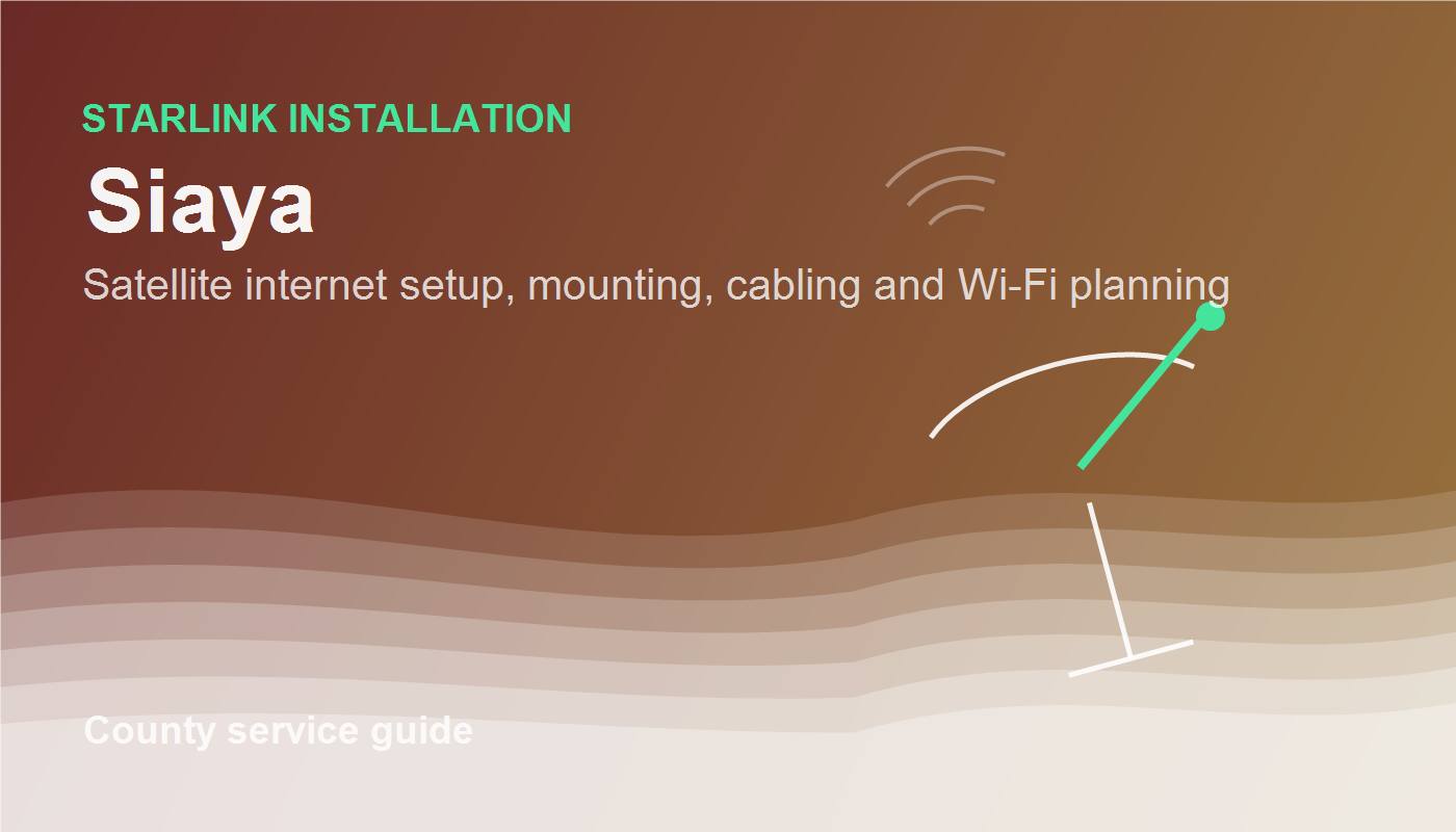 Starlink Installation in Siaya