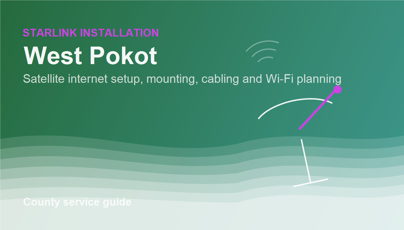 Maintaining Starlink internet in Homa Bay