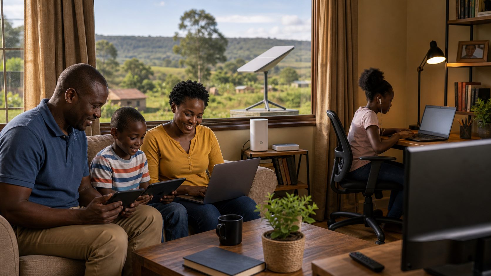 Amazon LEO Internet Installation in Busia - Amazon LEO Internet home WiFi users in Kenya