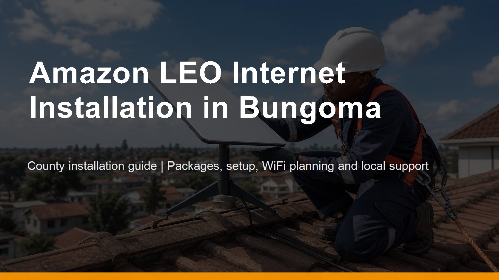 Amazon LEO Internet Installation in Bungoma - Amazon LEO Internet Installation in Bungoma