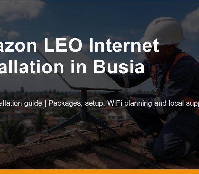 Amazon LEO Internet Installation in Busia