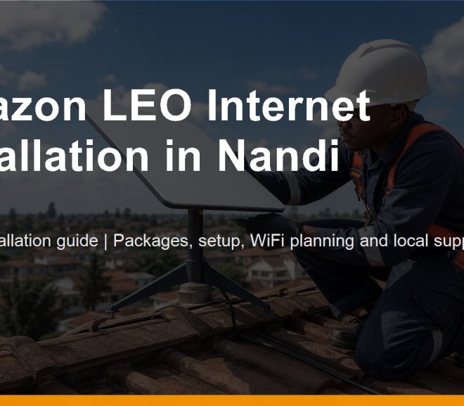 Amazon LEO Internet Installation in Nandi