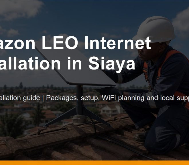 Amazon LEO Internet Installation in Siaya